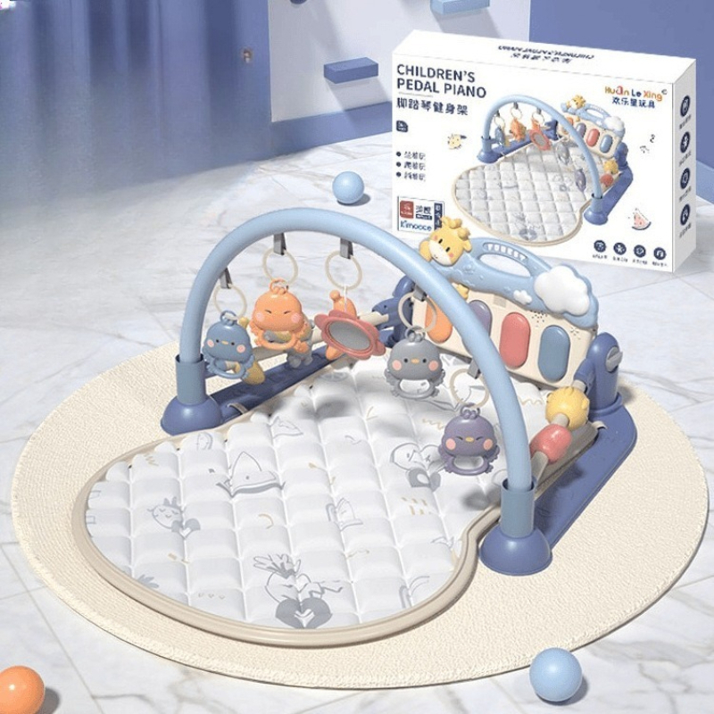 Gym Floor Mats - Kick Piano Play Gym for Babies