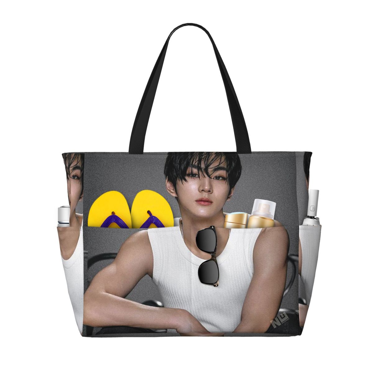 Yoga En Fitness - Jungwon En Kpop Beach Tote Bag