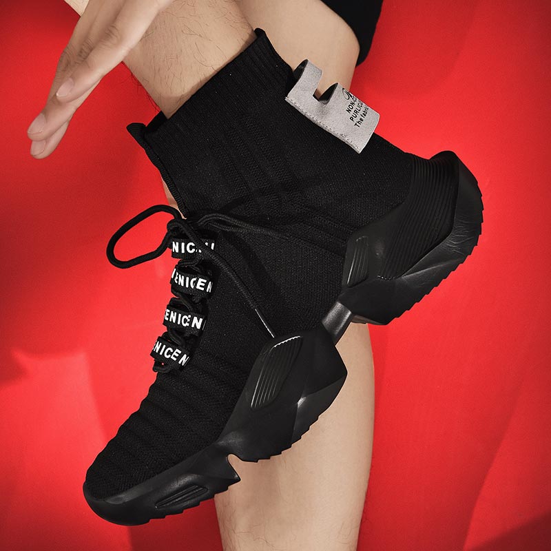 Yoga Fitness Fit Club - Plus Size Hightop High-soled Men Sport