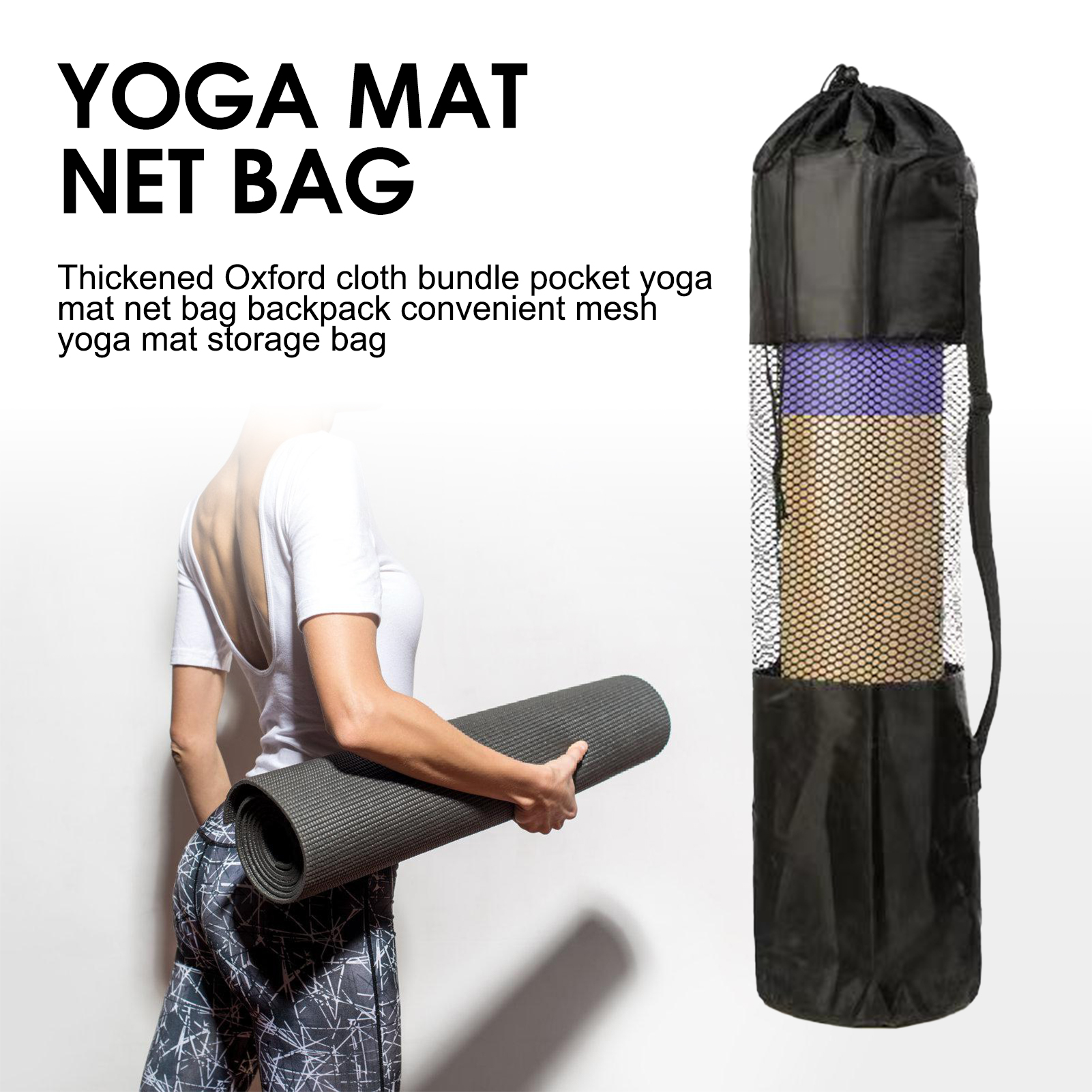 Fitness Yoga - Yoga Mat Bag with Mesh Window