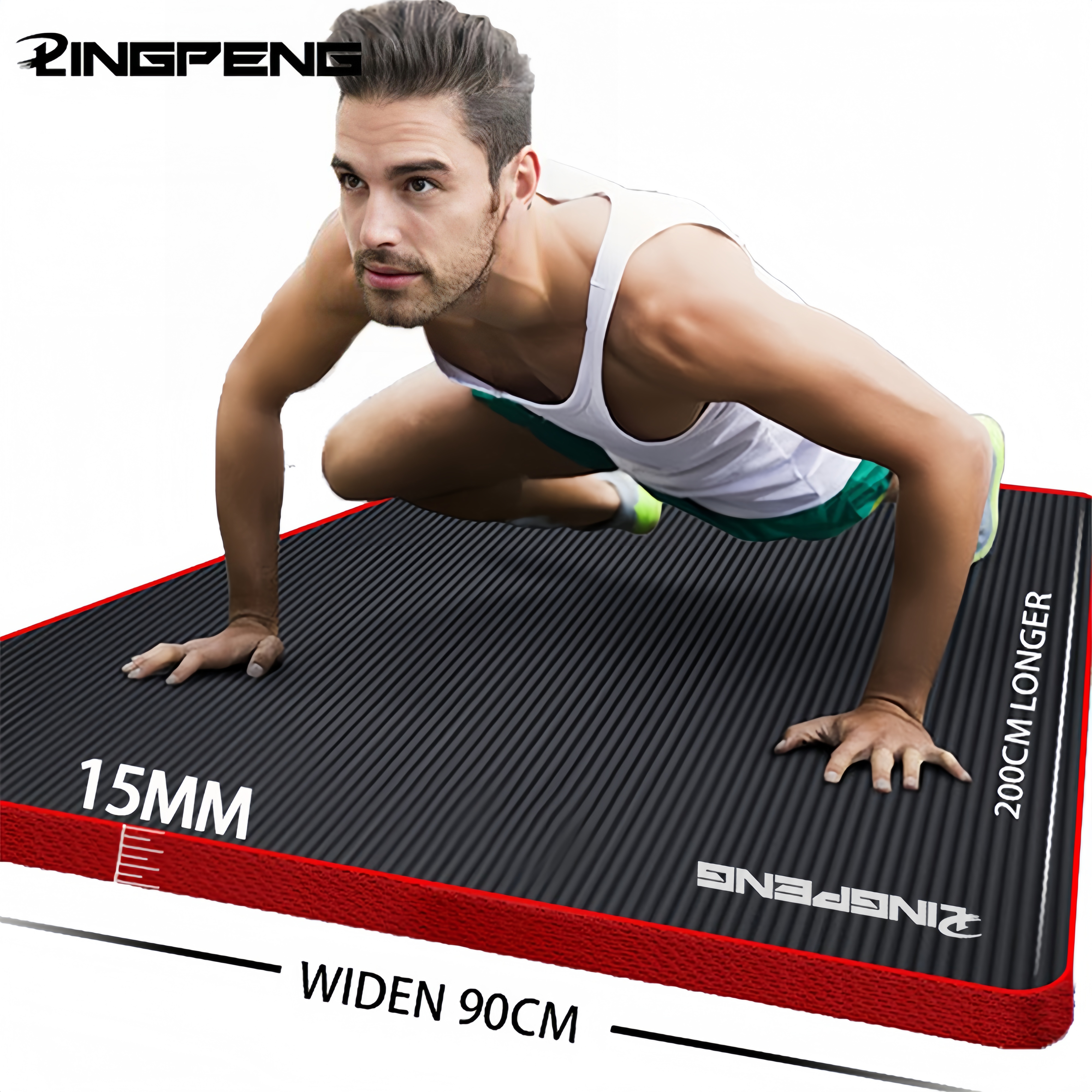 Thick Yoga Mat - Yoga Mat Anti-skid Sports Fitness NBR