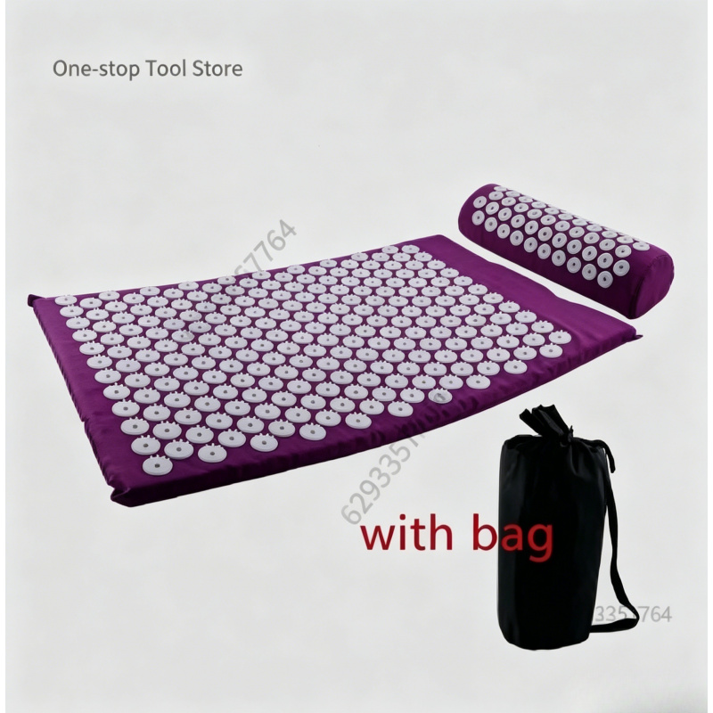 Thick Yoga Mat - Non-Slip Acupressure Massage Mat, Spike Yoga