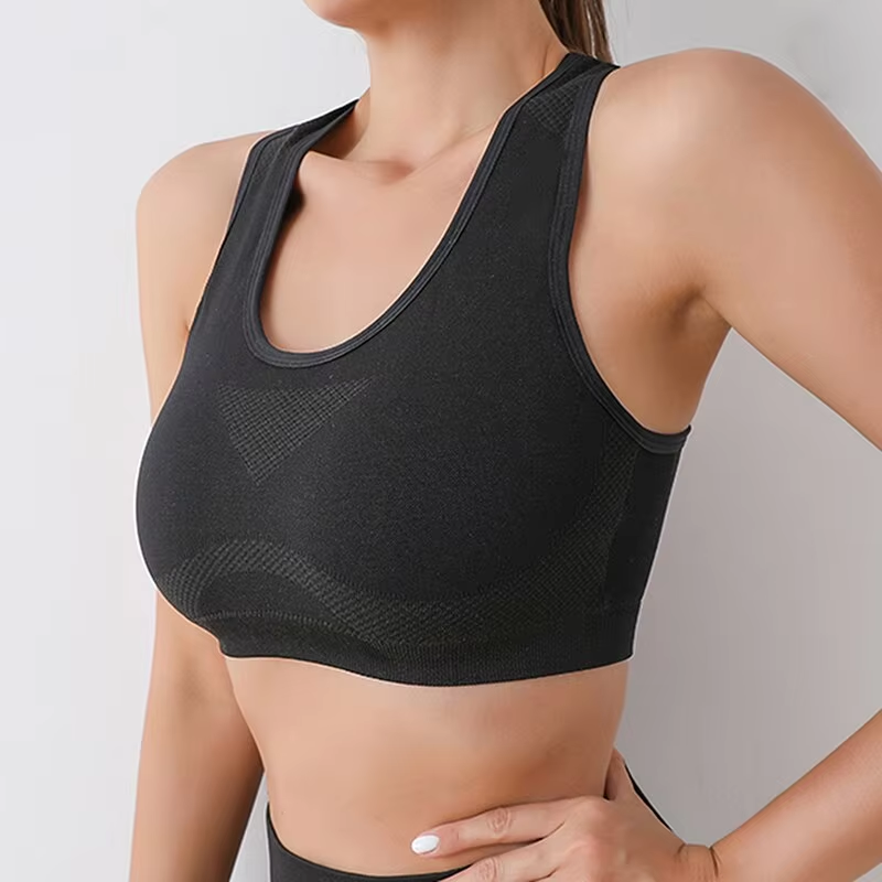 Yoga Fitness Course - Soutien-gorge Push Up Respirant Pour Femmes,