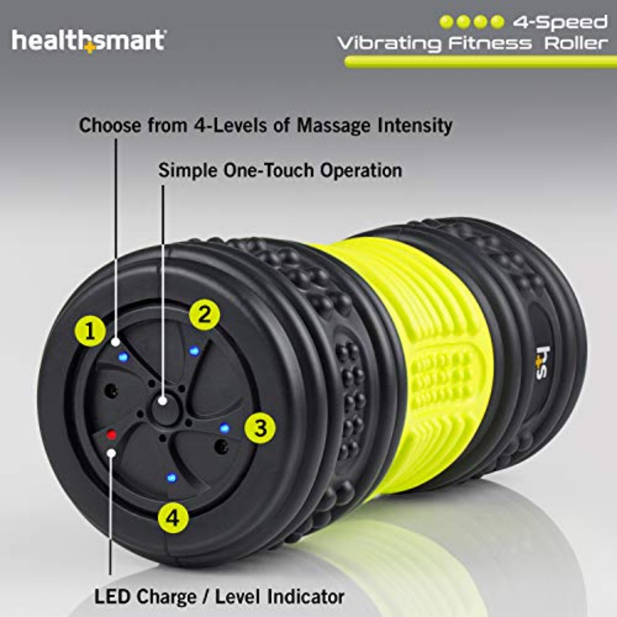 HealthSmart 4-Speed Vibrating  - Foam Roller avis et prix