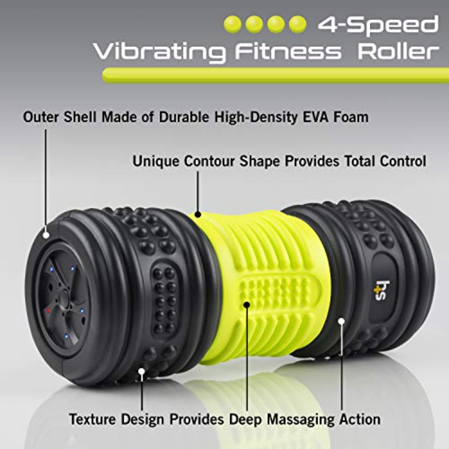 HealthSmart 4-Speed Vibrating  - Foam Roller avis et prix