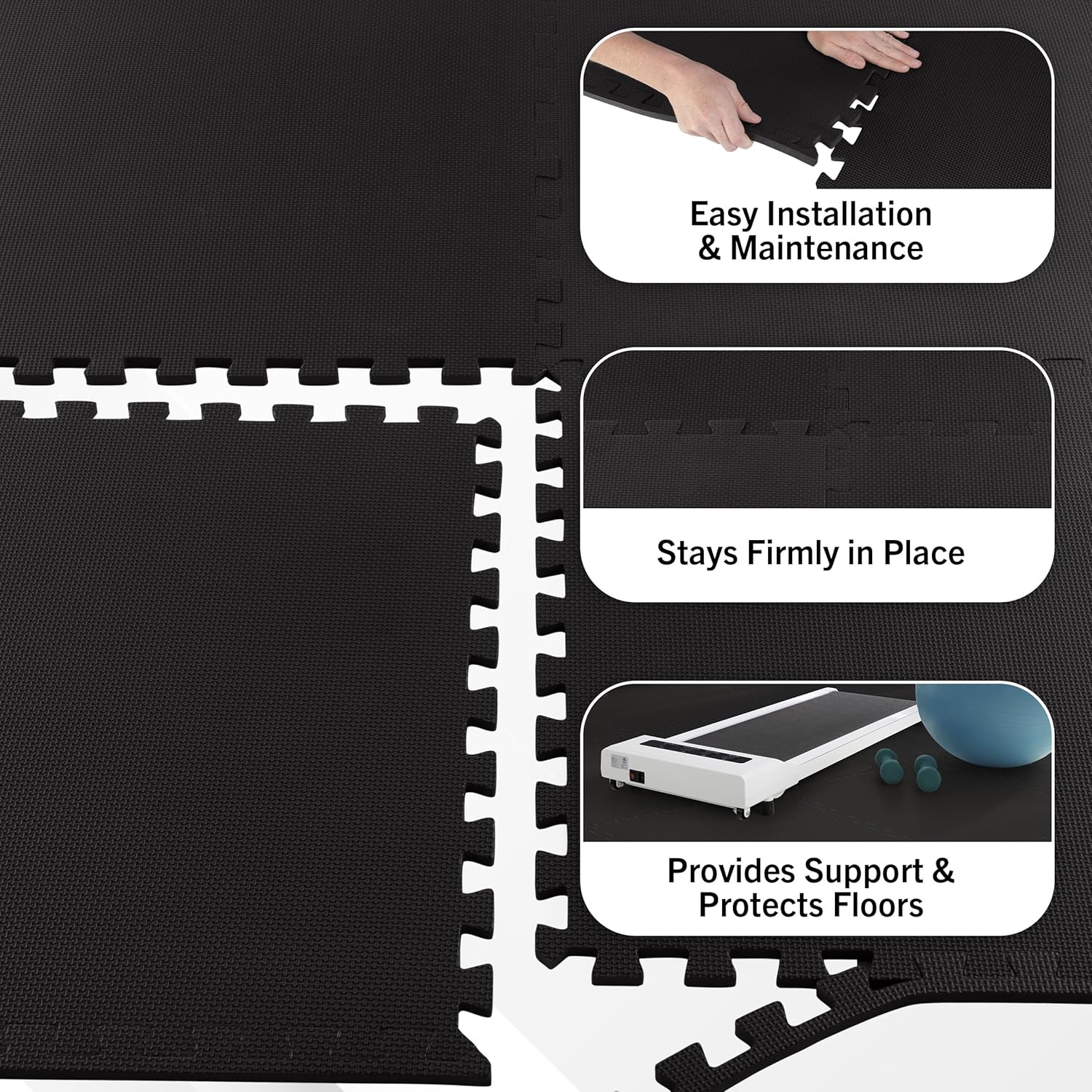 EVA Foam Mat Tiles 12-Pack, 48 - Gym Floor Mats avis et prix