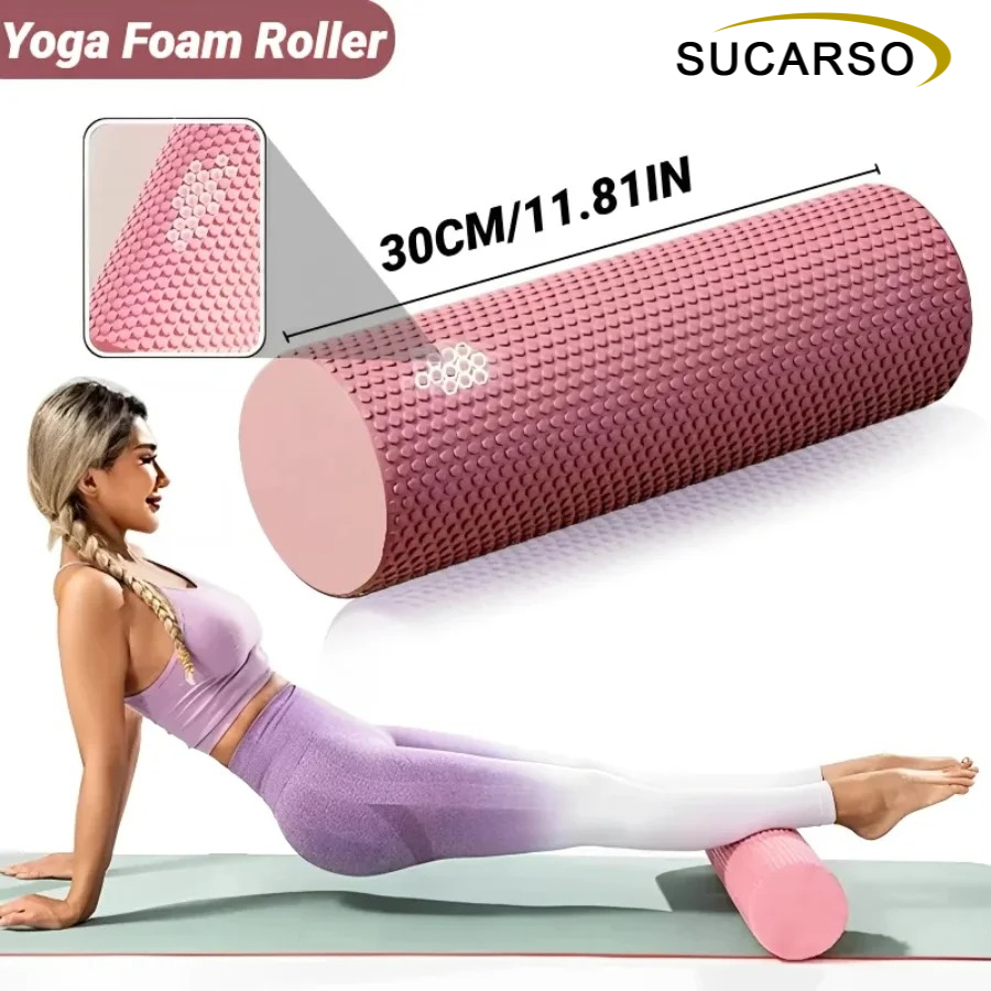 30x10cm EVA Textured Foam Roll - Yoga Fitness Roller avis et prix