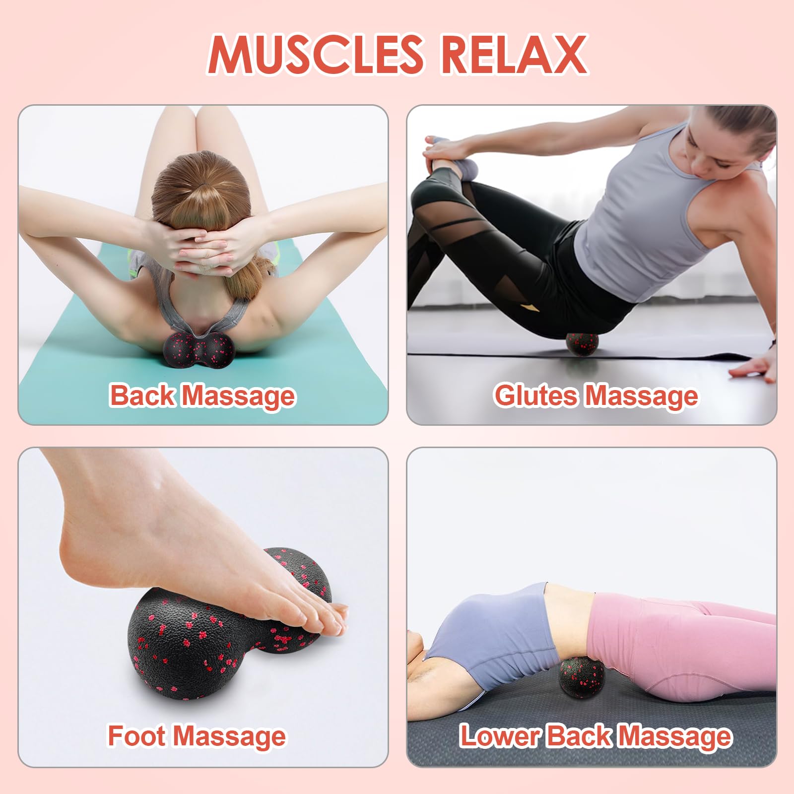 Hollow Yoga Roller Massage Pea - Yoga Fitness Roller avis et prix
