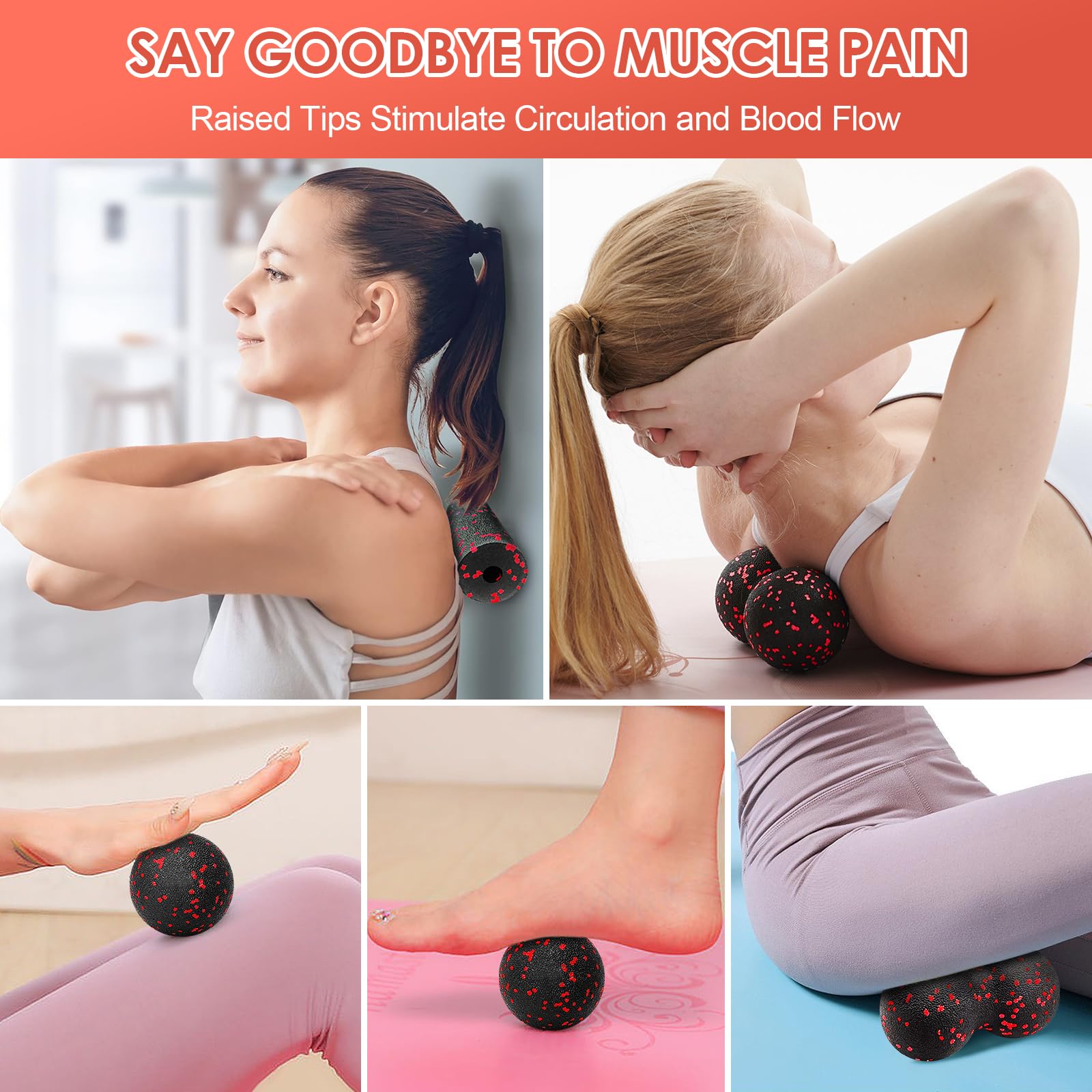 Hollow Yoga Roller Massage Pea - Yoga Fitness Roller avis et prix