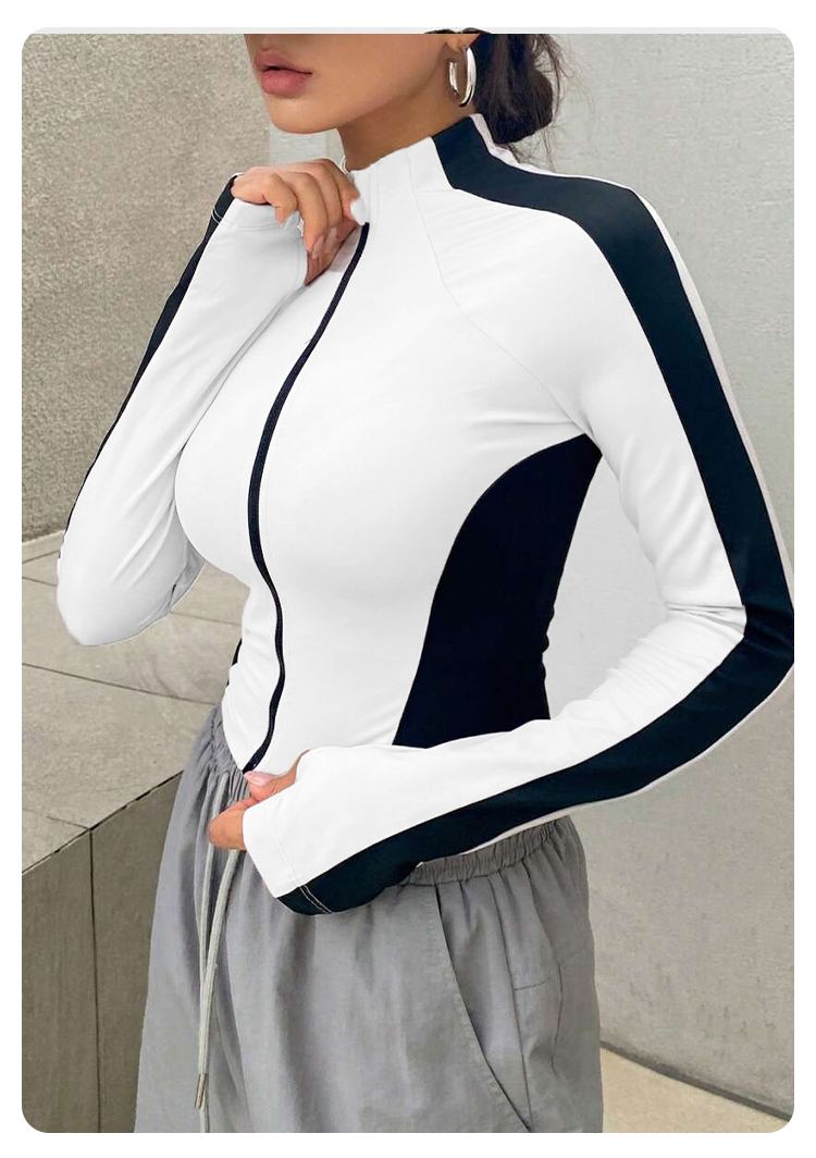 Yoga Clothes Stand Up Collar J - Fitness Yoga avis et prix