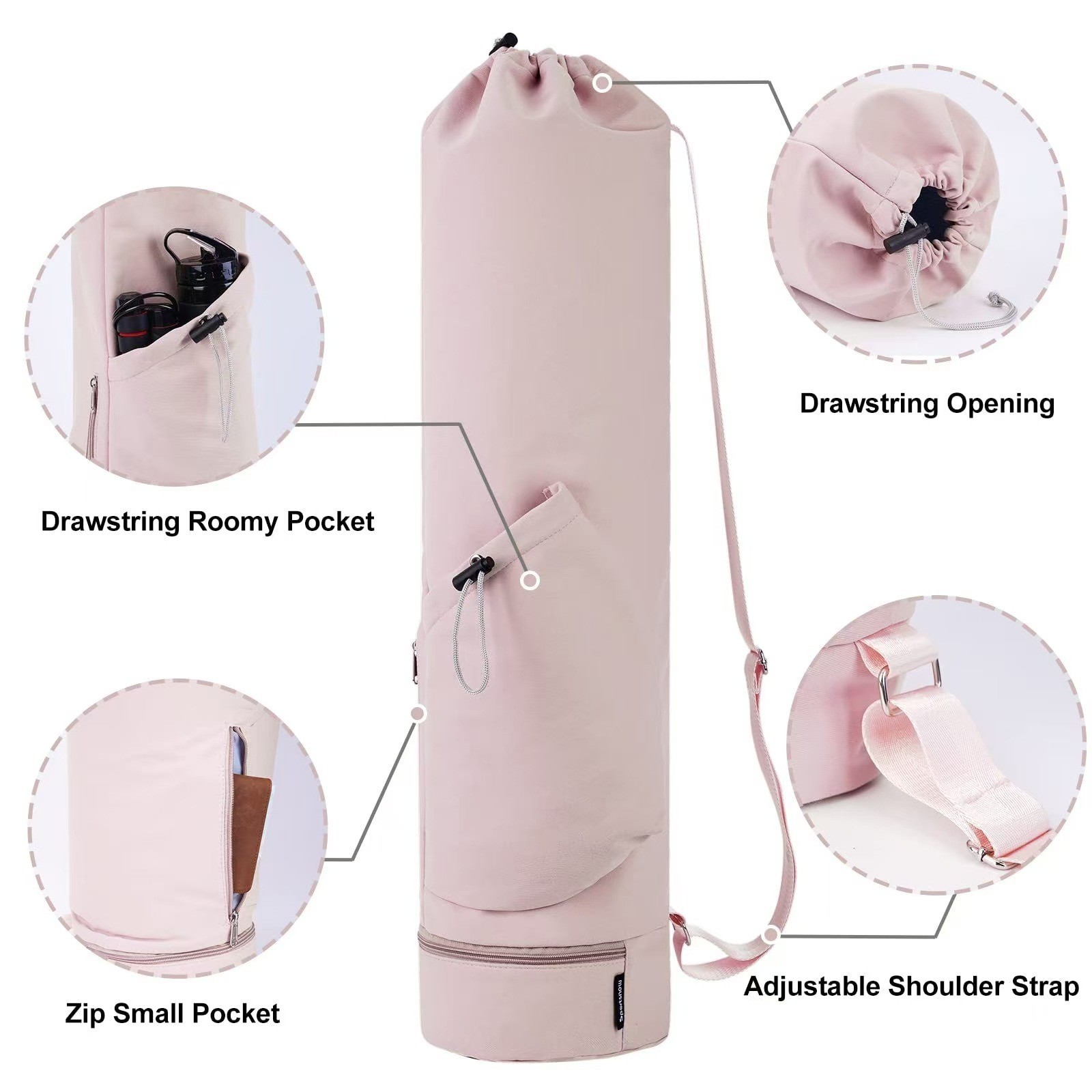 Women's Crossbody Yoga Mat Bag - Gym Floor Mats avis et prix