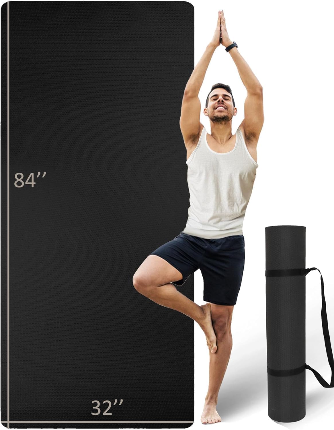 Extra Long & Wide Thick Yoga M - Thick Yoga Mat avis et prix