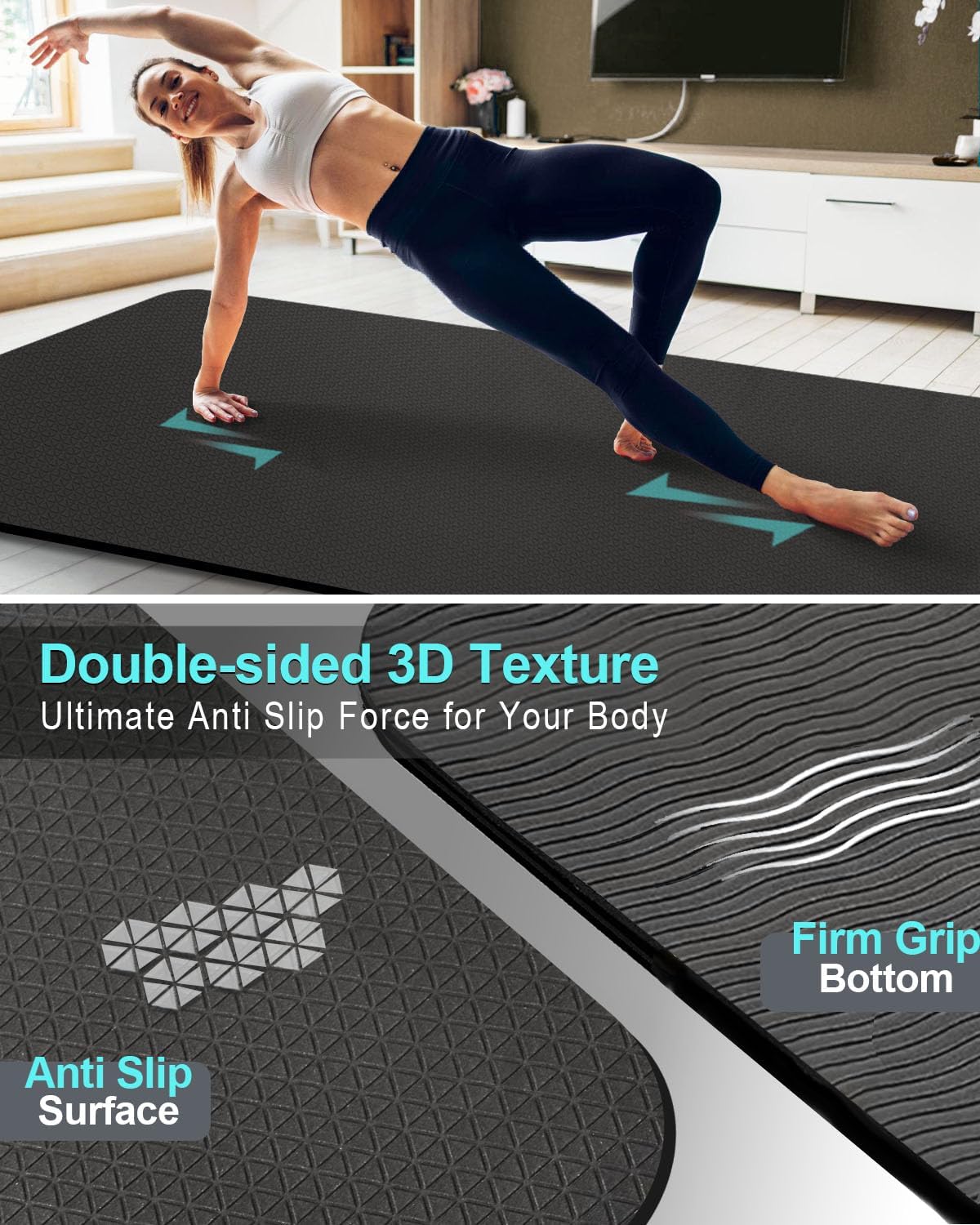 Extra Long & Wide Thick Yoga M - Thick Yoga Mat avis et prix
