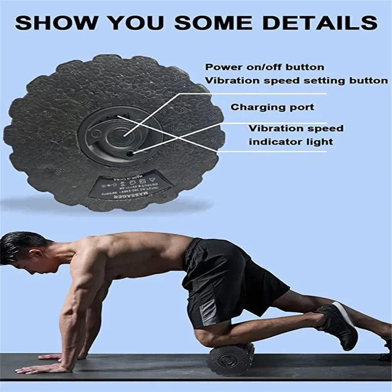 4-Speed Vibrating Electric Yog - Yoga Fitness Roller avis et prix