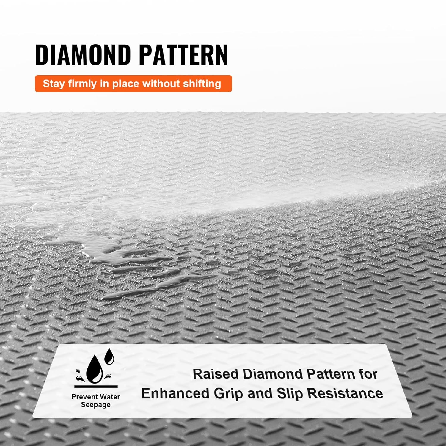 Diamond-Plate Rubber Flooring  - Gym Floor Mats avis et prix