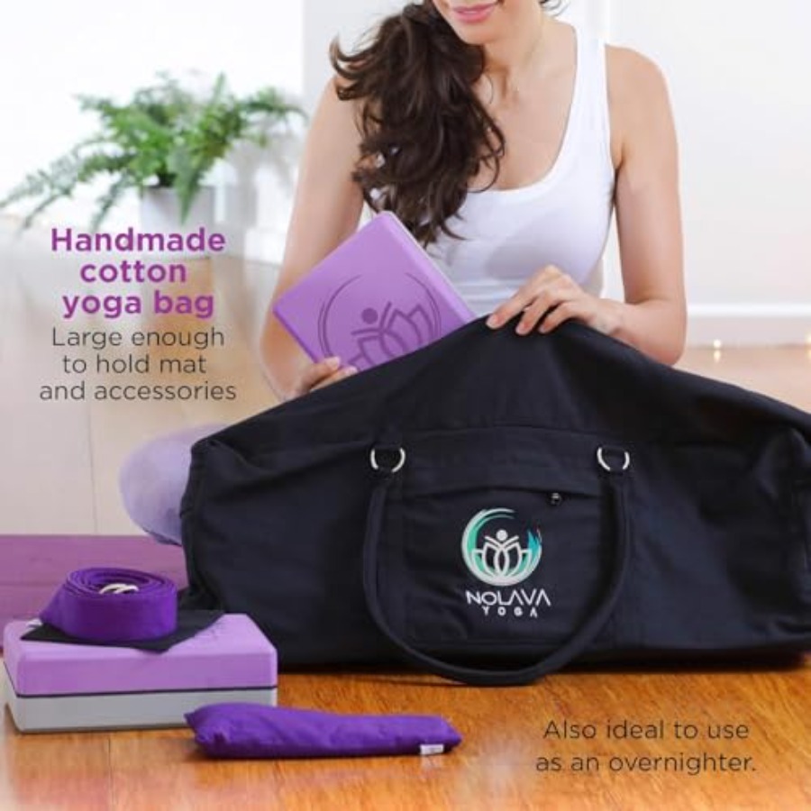 Nolava Pink TPE Yoga Mat with  - Thick Yoga Mat avis et prix