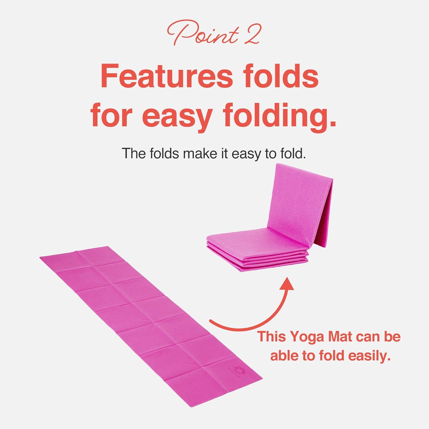 Folding Yoga Mat for Travel Pi - Thick Yoga Mat avis et prix