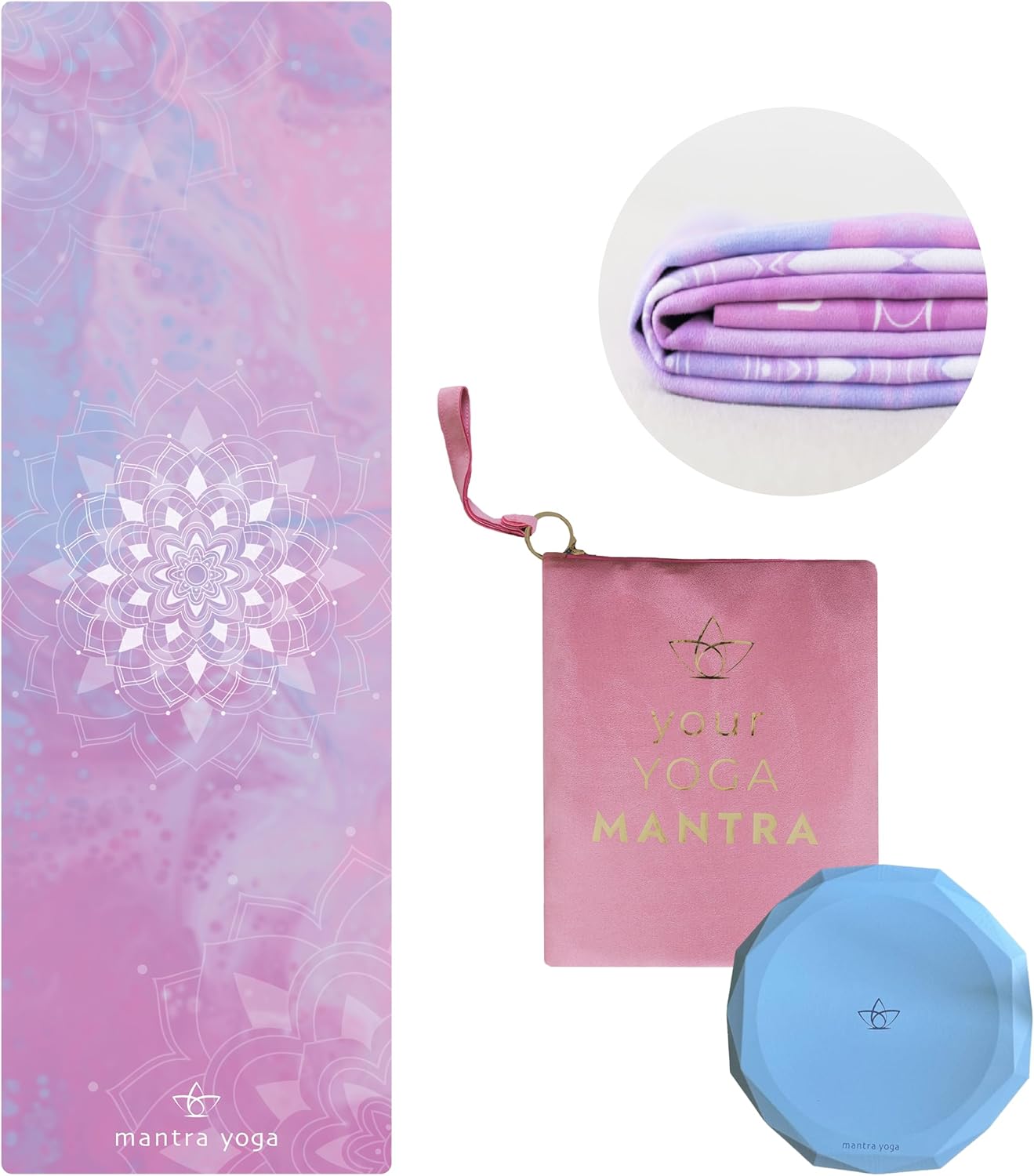 Foldable Travel Yoga Mat with  - Thick Yoga Mat avis et prix