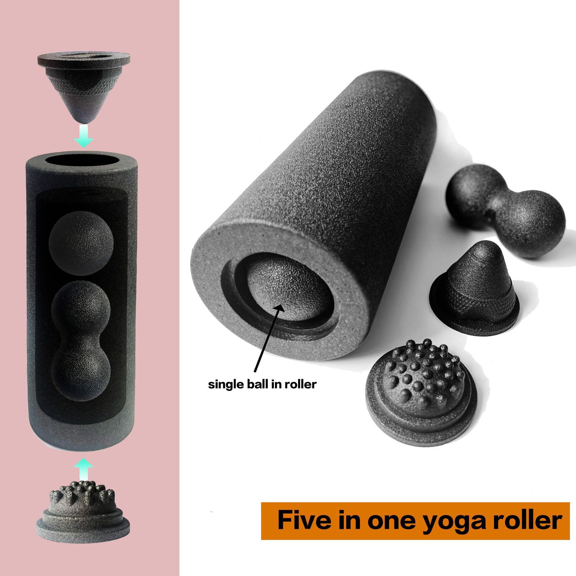 5-in-1 Fascia Roller Set Muscl - Foam Roller avis et prix