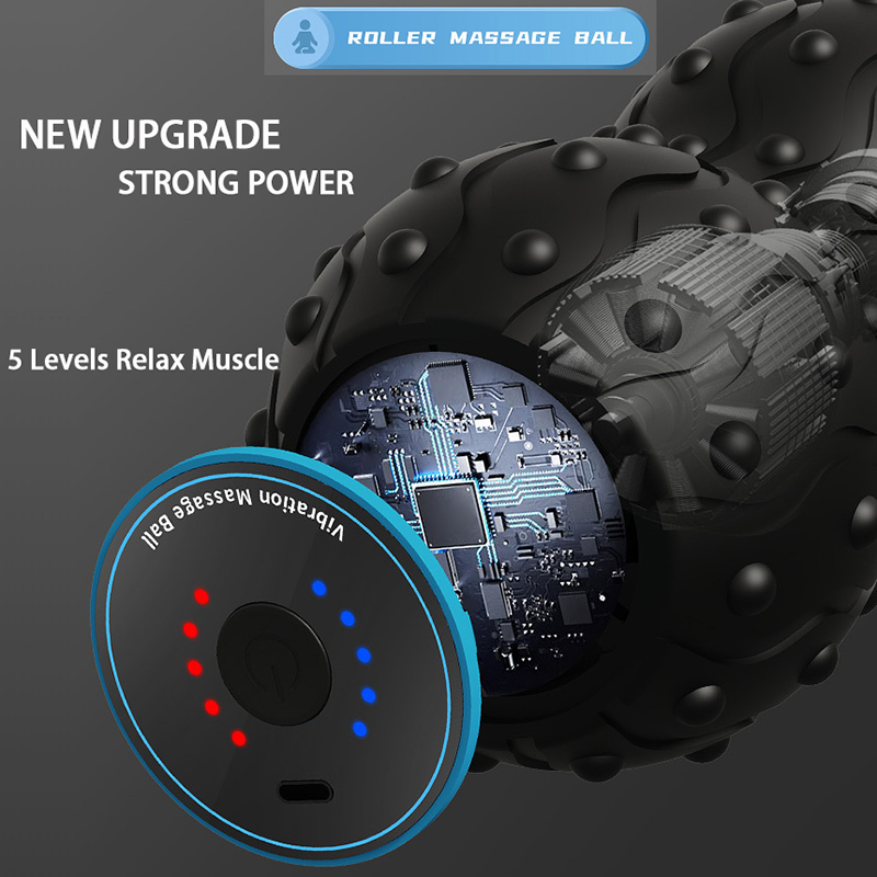 Rechargeable 5 Gears Vibrating - Yoga Fitness Roller avis et prix