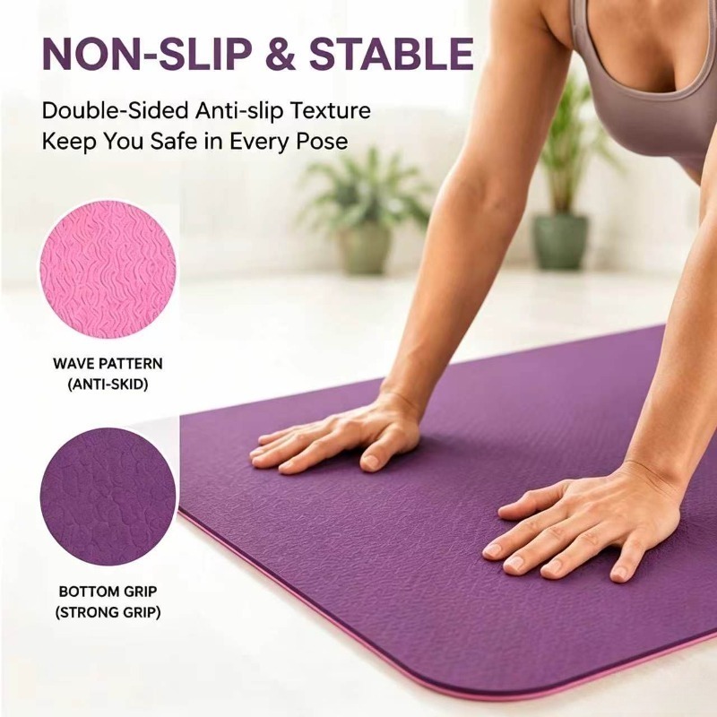 Yoga Mats Anti-slip Sport Fitn - Thick Yoga Mat avis et prix