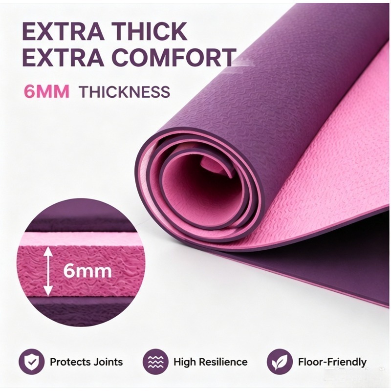 Yoga Mats Anti-slip Sport Fitn - Thick Yoga Mat avis et prix