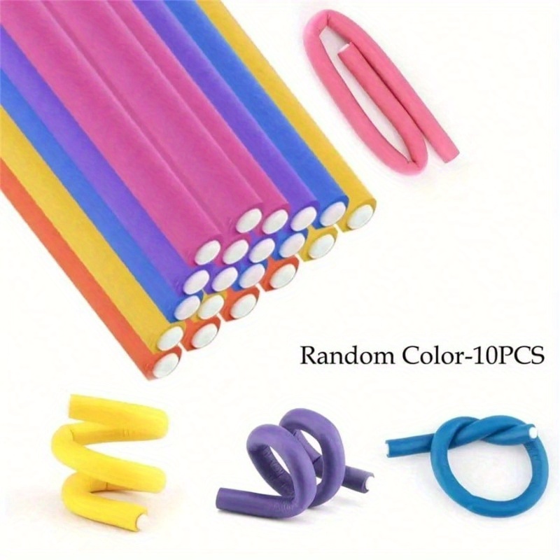 10pc Flexible Heatless Hair Ro - Foam Roller avis et prix